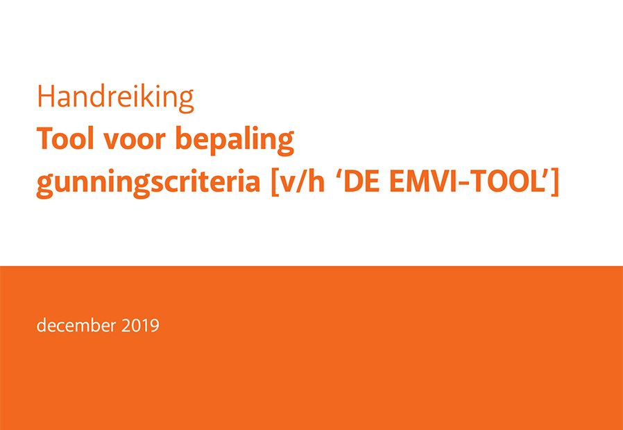 Handreiking Tool voor gunningscriteria 
